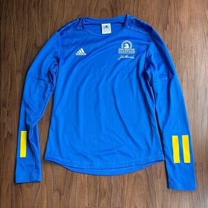 Adidas Boston Marathon Long Sleeve Top Size Small